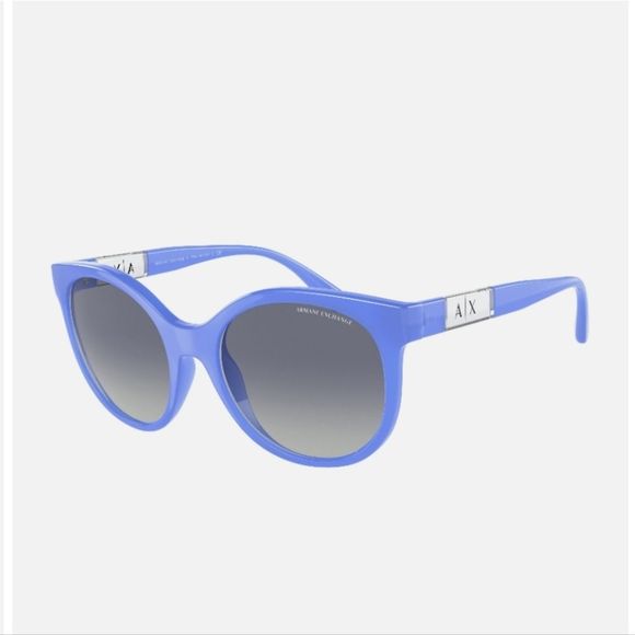Armani Exchange AX41208 Fashion 54MM Opaline Blue Sunglasses main image 11